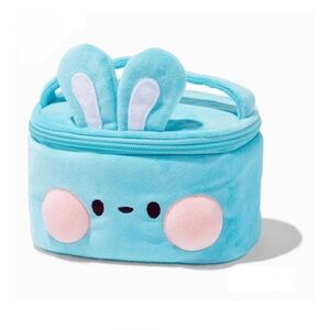 Storage bag Aqua Bunny furry case Claire’s bag kids teens women. New. Plush Bag